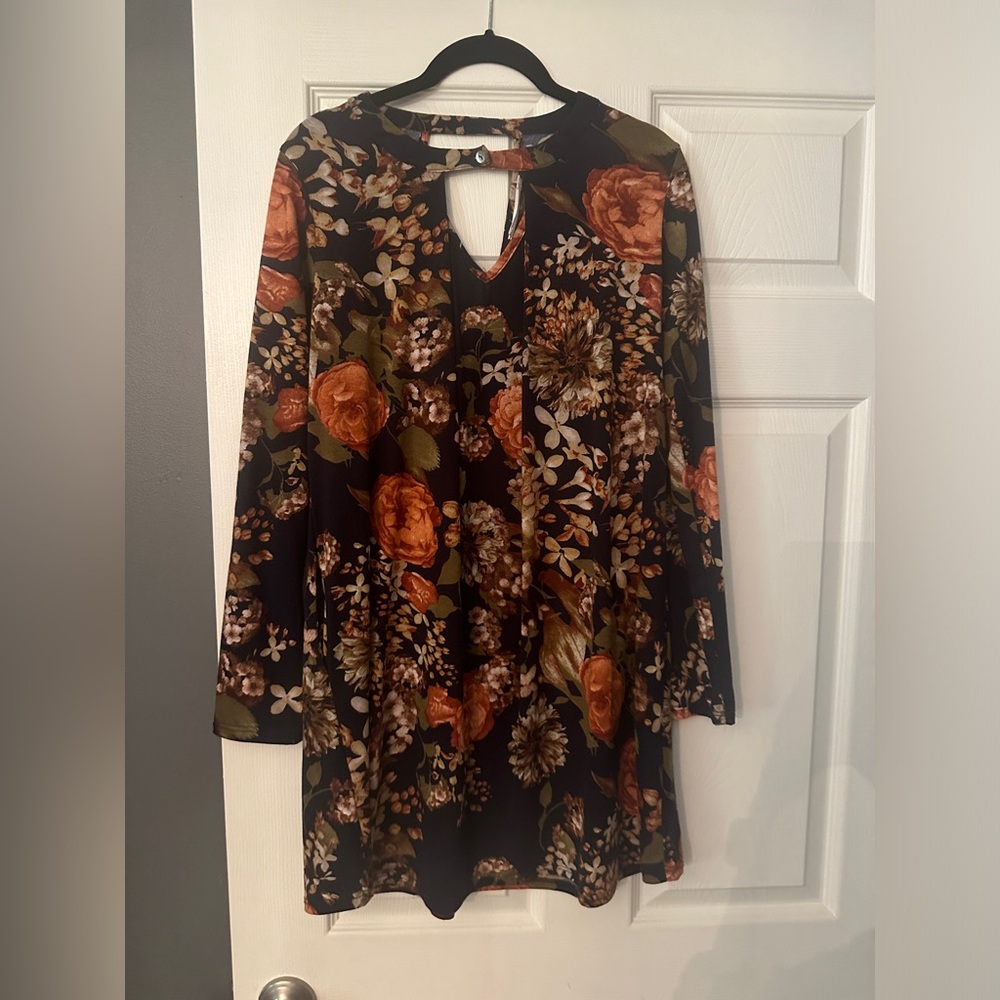 Peach love mini dress Large